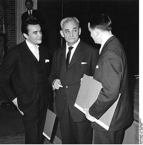 Kammer, Kortner, Hochhut in der Akademie der Knste (21.4.1963)