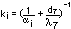 ki, d.h. k zwischen Estrich und Innenluft